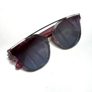 Trendy Stylish Sunglasses Silver Purple